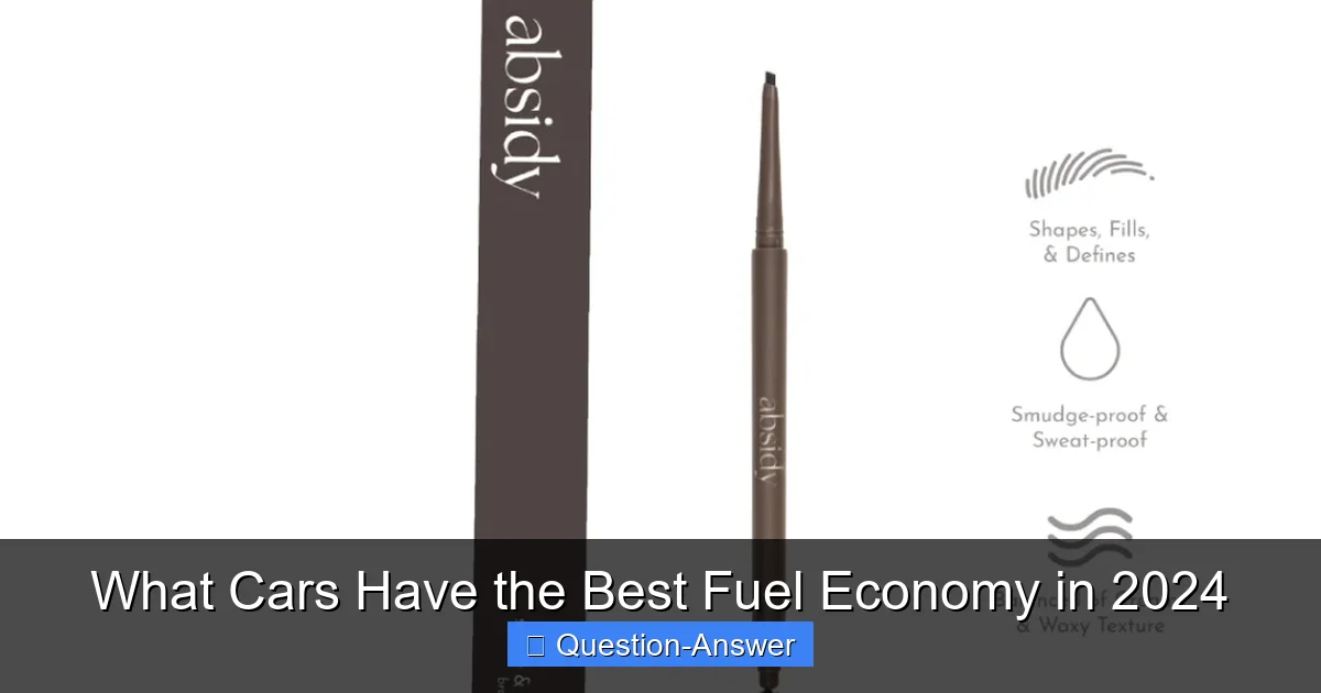 What Cars Have the Best Fuel Economy in 2024