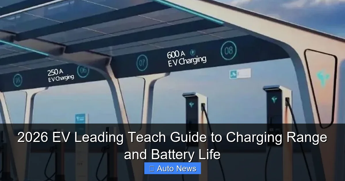 2026 EV Leading Teach Guide to Charging Range and Battery Life