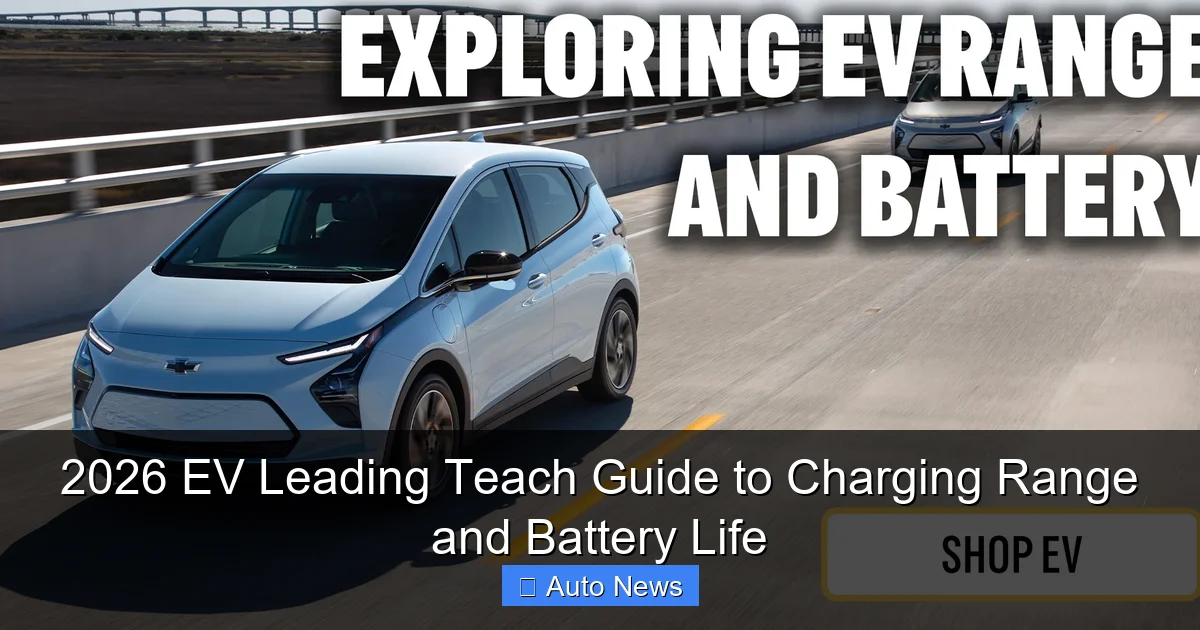 2026 EV Leading Teach Guide to Charging Range and Battery Life