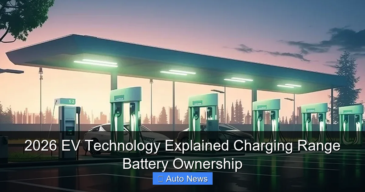 2026 EV Technology Explained Charging Range Battery Ownership