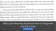 ABS Light Meaning Explained How to Diagnose and Fix It Fast