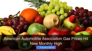 American Automobile Association Gas Prices Hit New Monthly High