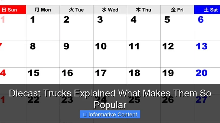 Diecast Trucks Explained What Makes Them So Popular