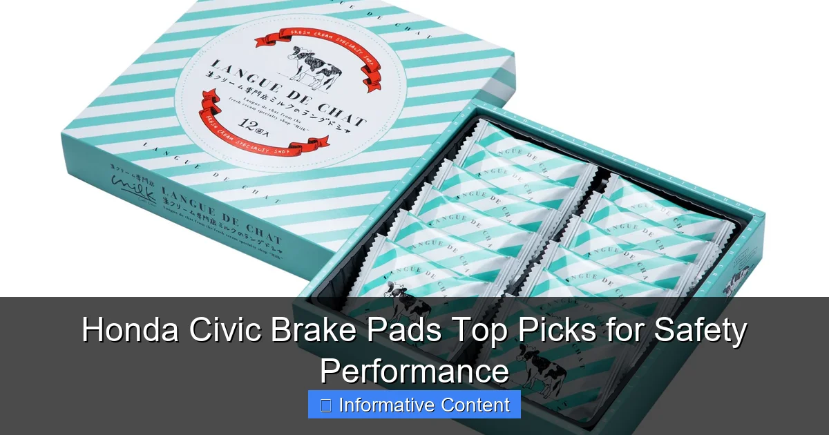 Honda Civic Brake Pads Top Picks for Safety Performance
