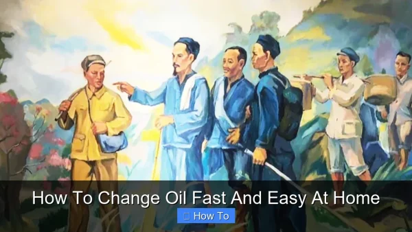 How To Change Oil Fast And Easy At Home