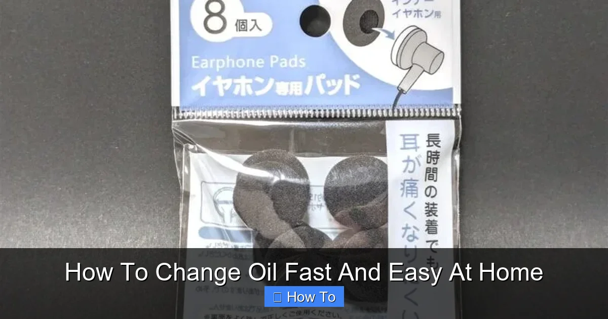 How To Change Oil Fast And Easy At Home