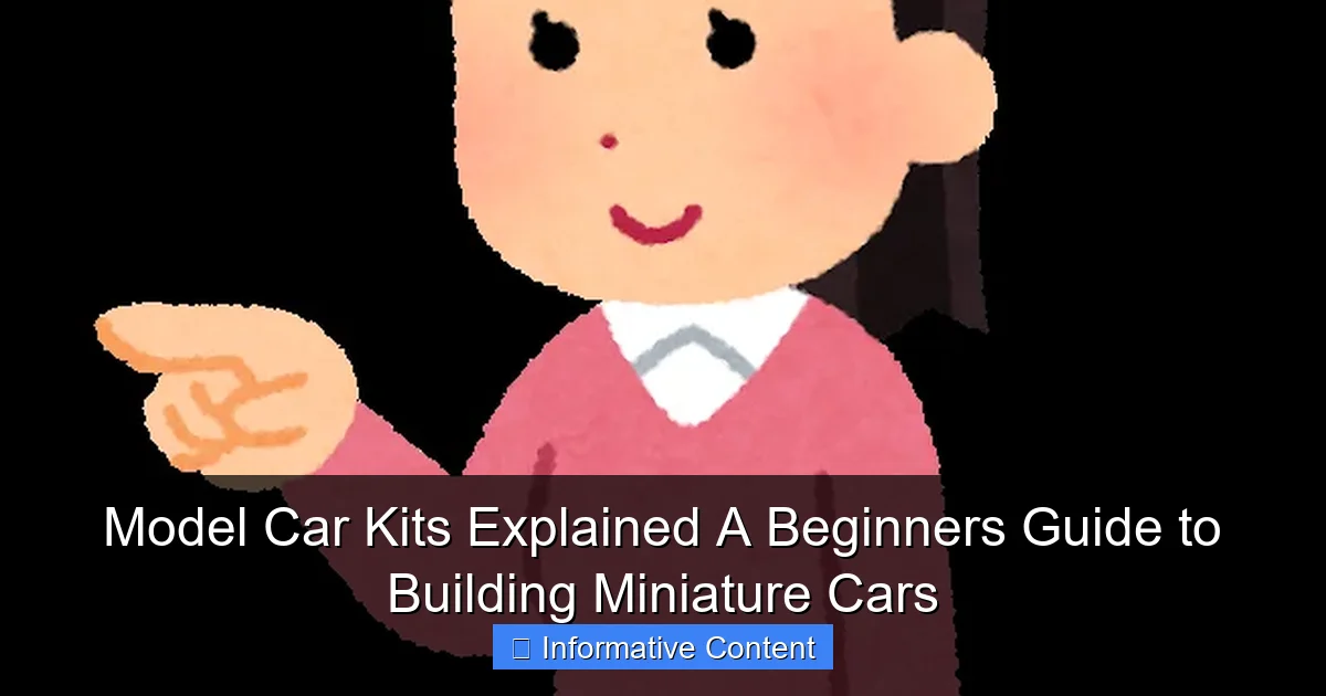 Model Car Kits Explained A Beginners Guide to Building Miniature Cars