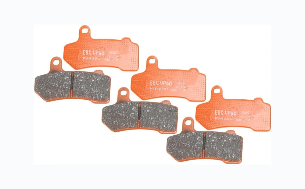 EBC Brakes EBPCK1015 Complete Semi-Sintered V-Pads Brake Pad Change Kit