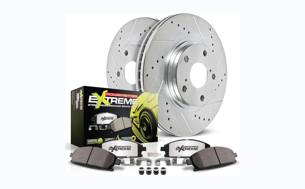PowerStop Z26 Street Performance Brake Pad Rotor Kit Front K9265-26